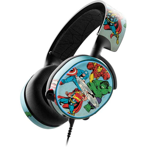 Marvel Classic Comics The Avengers SteelSeries Arctis 3 Skin